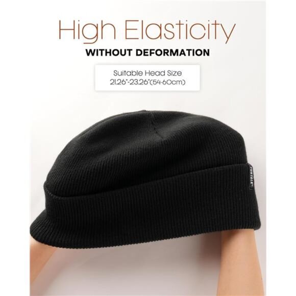 Beanie Hat for Men Women Winter Hats for Women Men Soft Warm Unisex - Picture 3 of 3